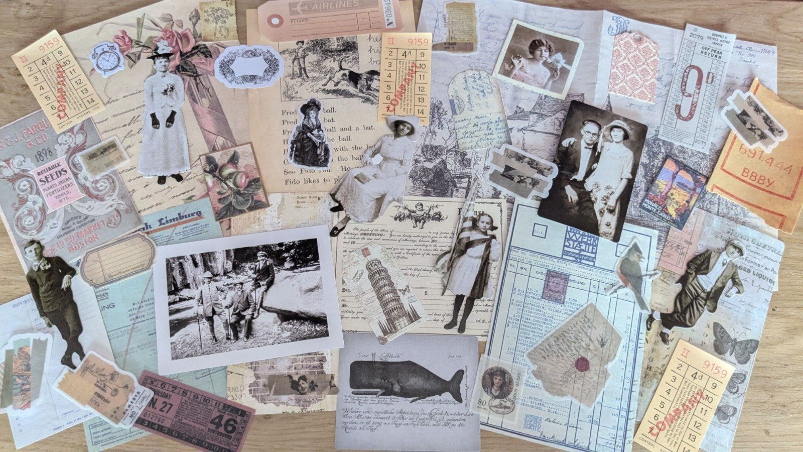Ephemera set oa Tim Holtz junk journal 2, Hobby en Vrije tijd, Scrapbooking, Ophalen, Nieuw