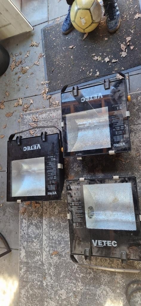 3 bouwlampen/breedstralers, Doe-het-zelf en Verbouw, Bouwverlichting, Ophalen of Verzenden, Overige typen