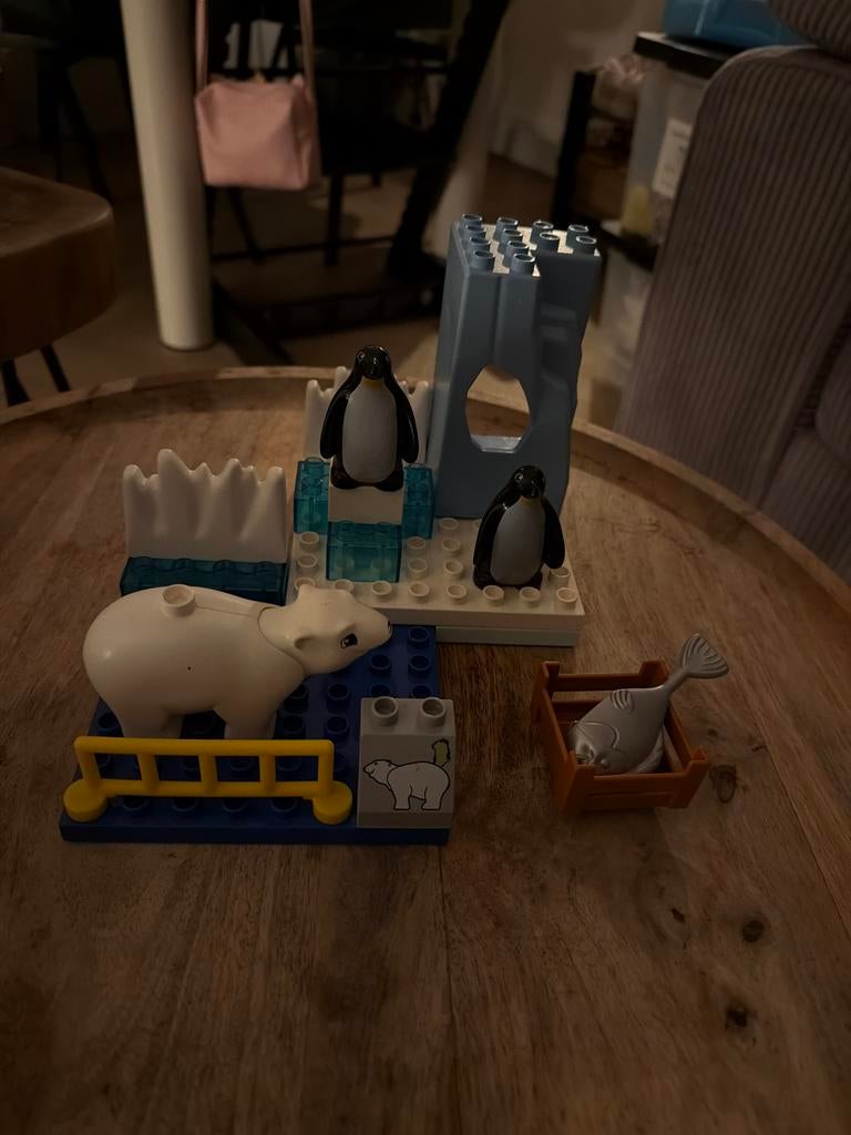 Lego Duplo Pool Dieren (onderdeel van set 4960), Inclusief minifiguren, Gebruikt, Overige thema's, Verzenden
