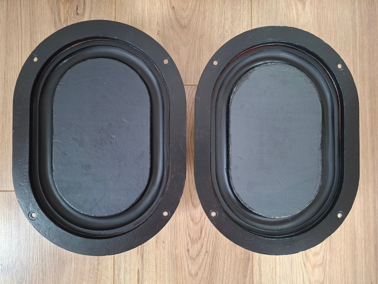2x KEF B139 Type 6171 Racetrack Woofer Zwart, Ophalen, Gebruikt, Overige merken