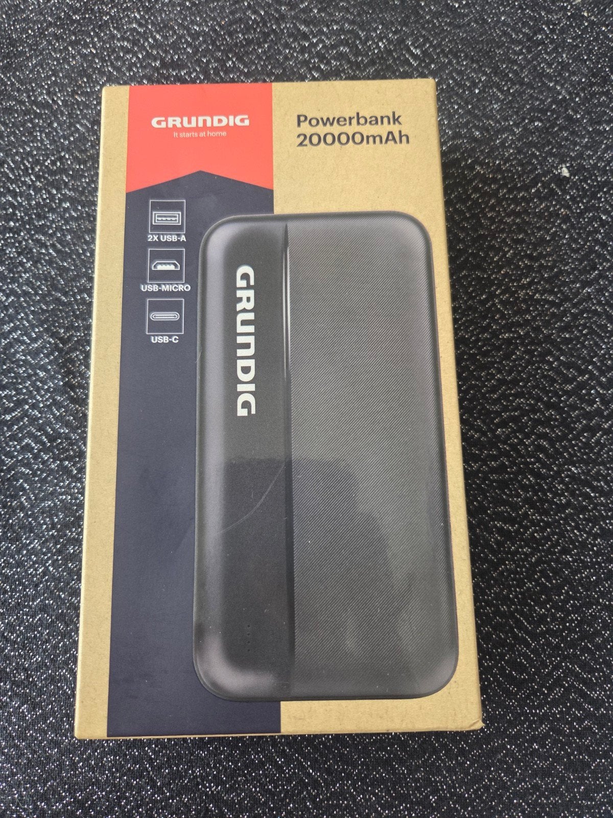 Grundig Powerbank 20000mAh - Nieuw in doos, Ophalen, Nieuw, Grundig