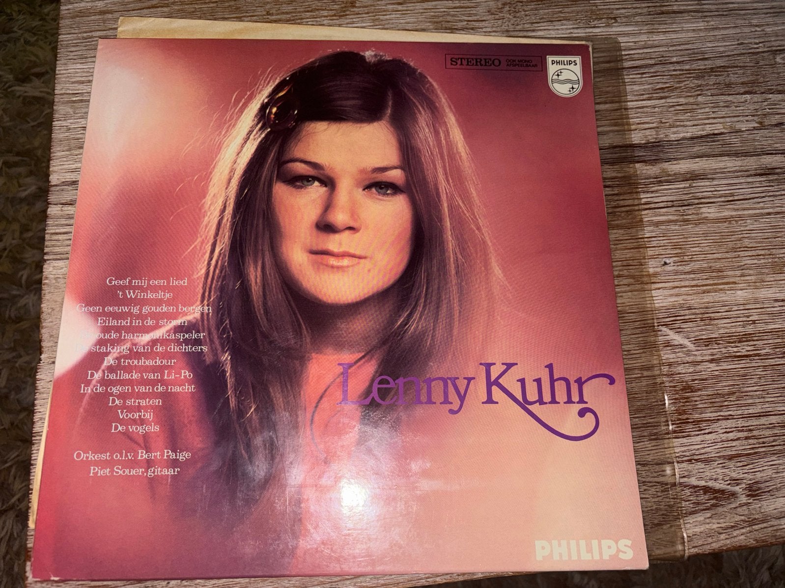 Lenny Kuhr LP - Met originele handtekening, LP, Gebruikt, Gesigneerd, Ophalen of Verzenden