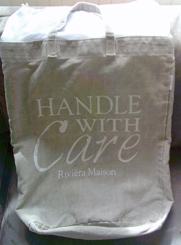 Today Is Laundry Day Bag Riviera Maison, Gebruikt, Meerkleurig, Overige merken, Overige typen