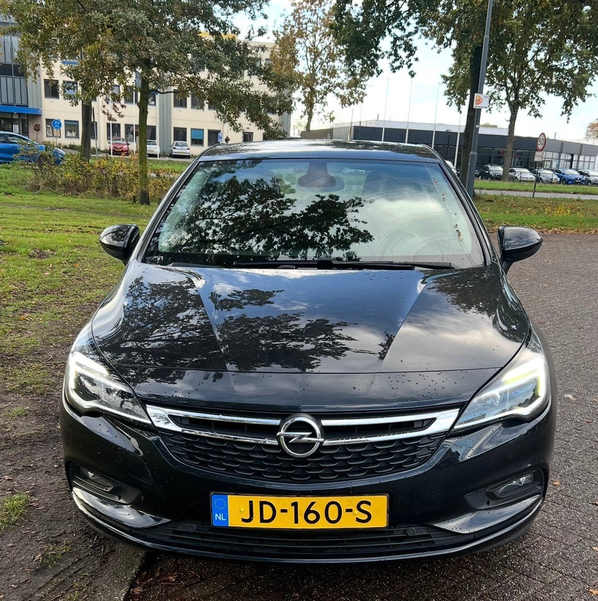 Opel Astra 1.0 Turbo 77KW 5D 2016 Zwart, Stof, Zwart, 610 kg, Origineel Nederlands