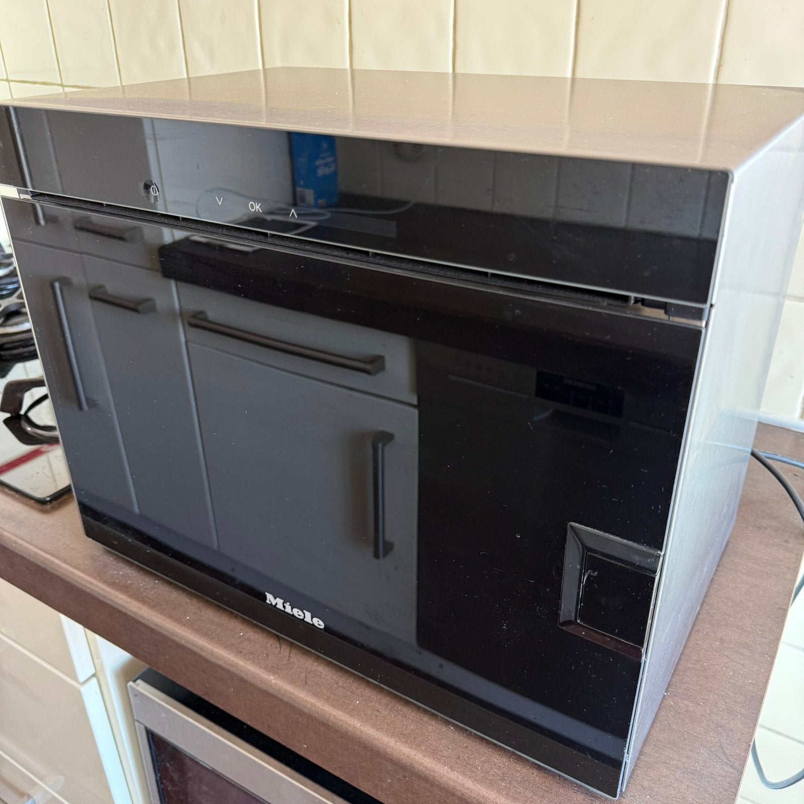 Miele stoomoven. Bijna nooit gebruikt., Witgoed en Apparatuur, Magnetrons, Ophalen, Zo goed als nieuw, Vrijstaand