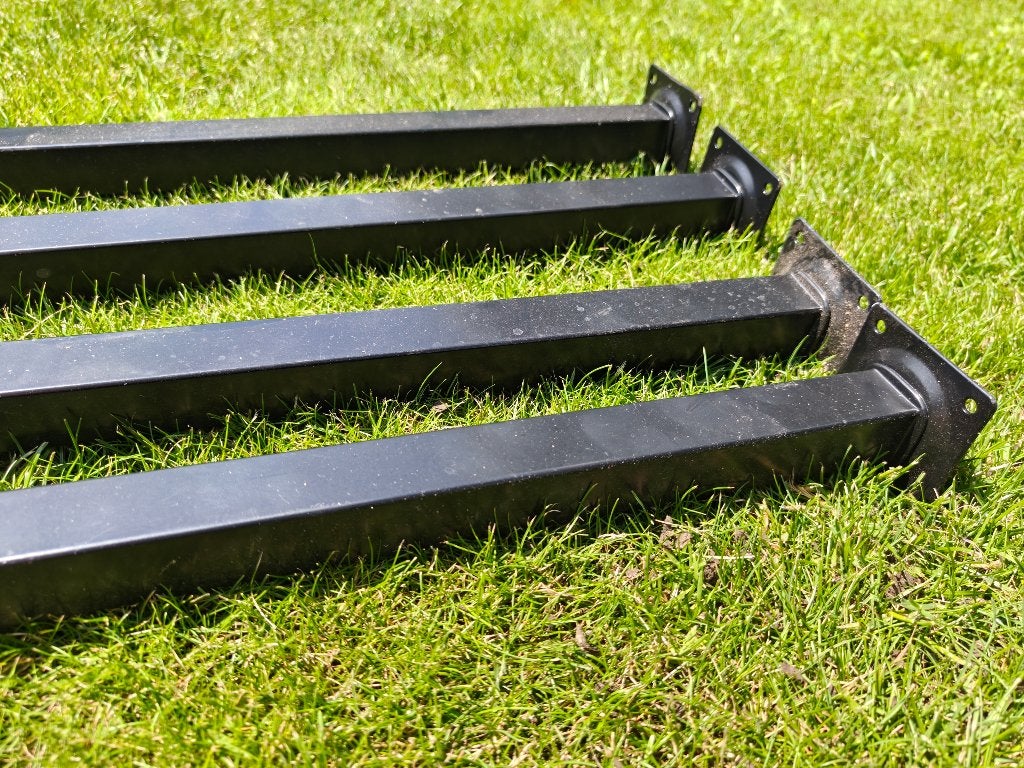 Nieuw! 4 x Tafelpoot zwart 90cm hoog (24 x 24 mm), Ophalen, Tafelpoot, Minder dan 50 cm, 50 tot 100 cm