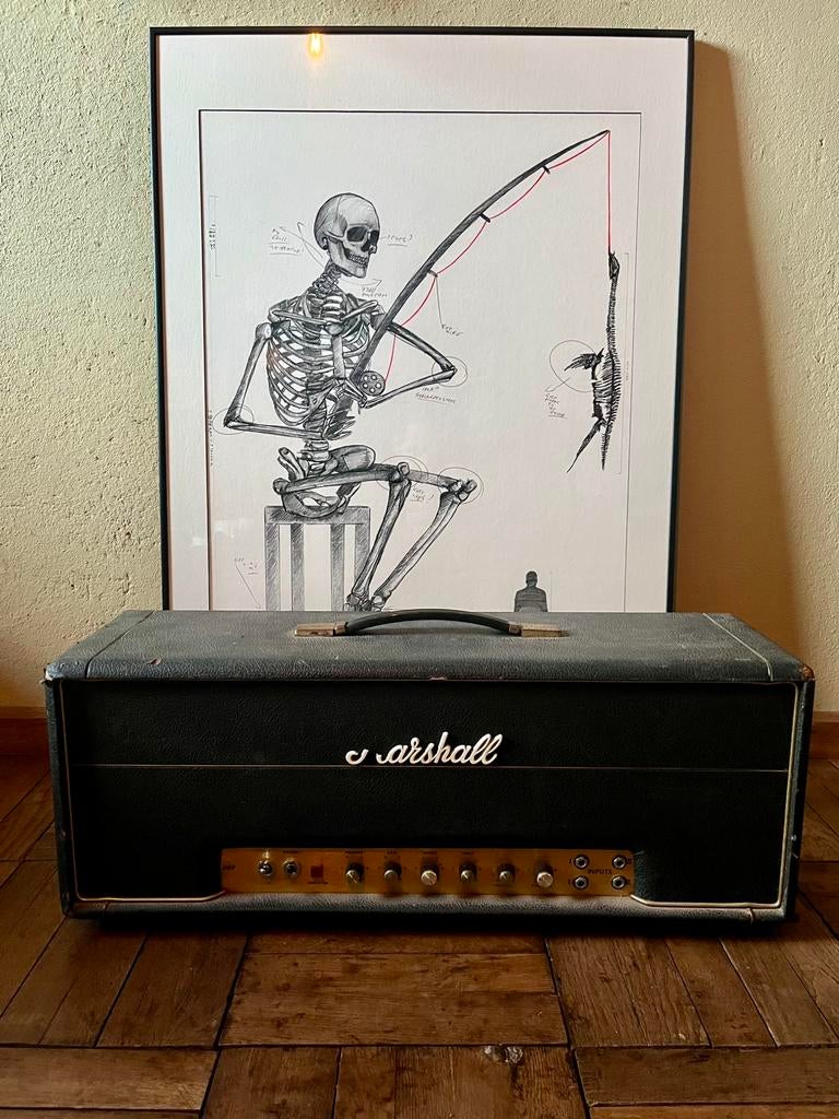 Marshall 1972 50 watt jmp, Muziek en Instrumenten, Ophalen of Verzenden, Zo goed als nieuw, 50 tot 100 watt