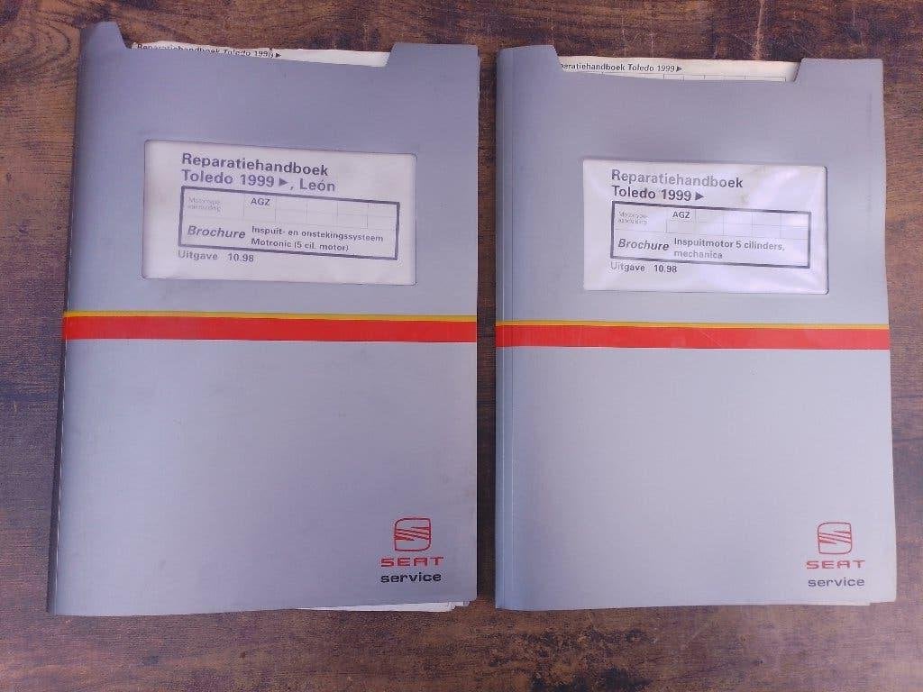 Seat Toledo Leon dealer werkplaatsboeken VR5 motor AGZ ( Vw, Ophalen of Verzenden, Gelezen, Volkswagen