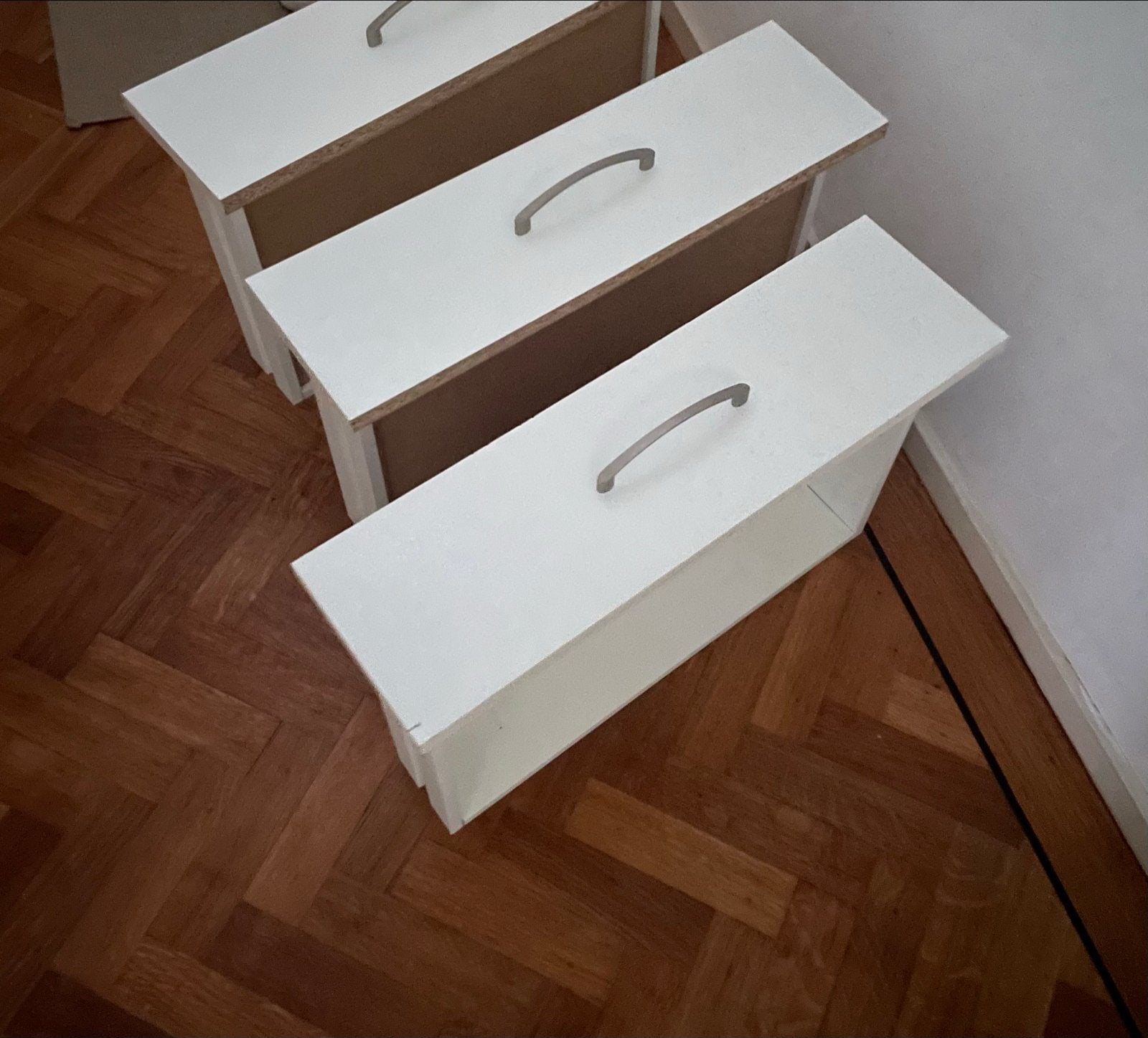 3 lades voor IKEA Malm ladekast - wit, Huis en Inrichting, Ophalen, Overige materialen, Gebruikt, 50 tot 100 cm