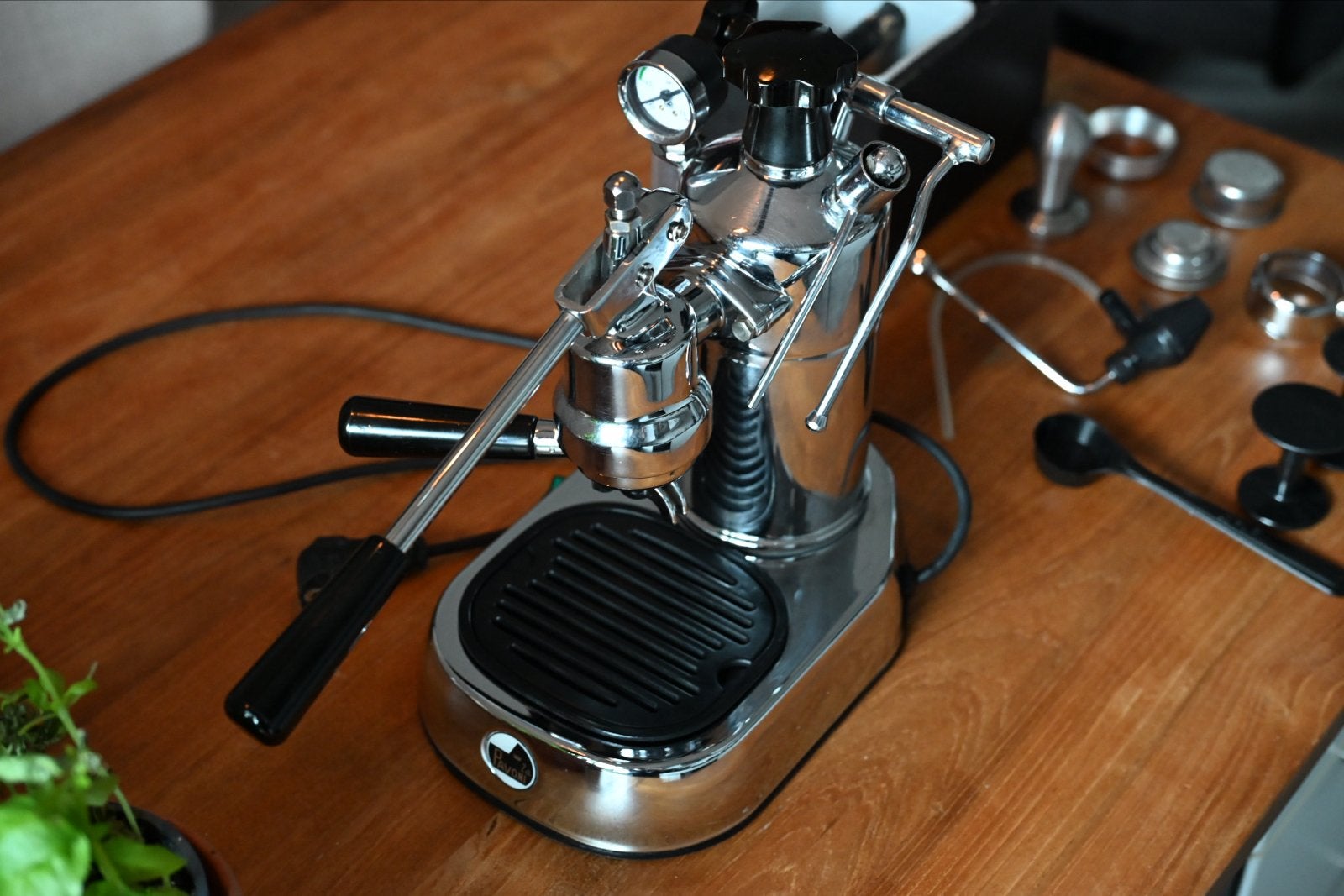 La Pavoni professional- espressomachine, Stoompijpje, Espresso apparaat, Gemalen koffie, Ophalen of Verzenden
