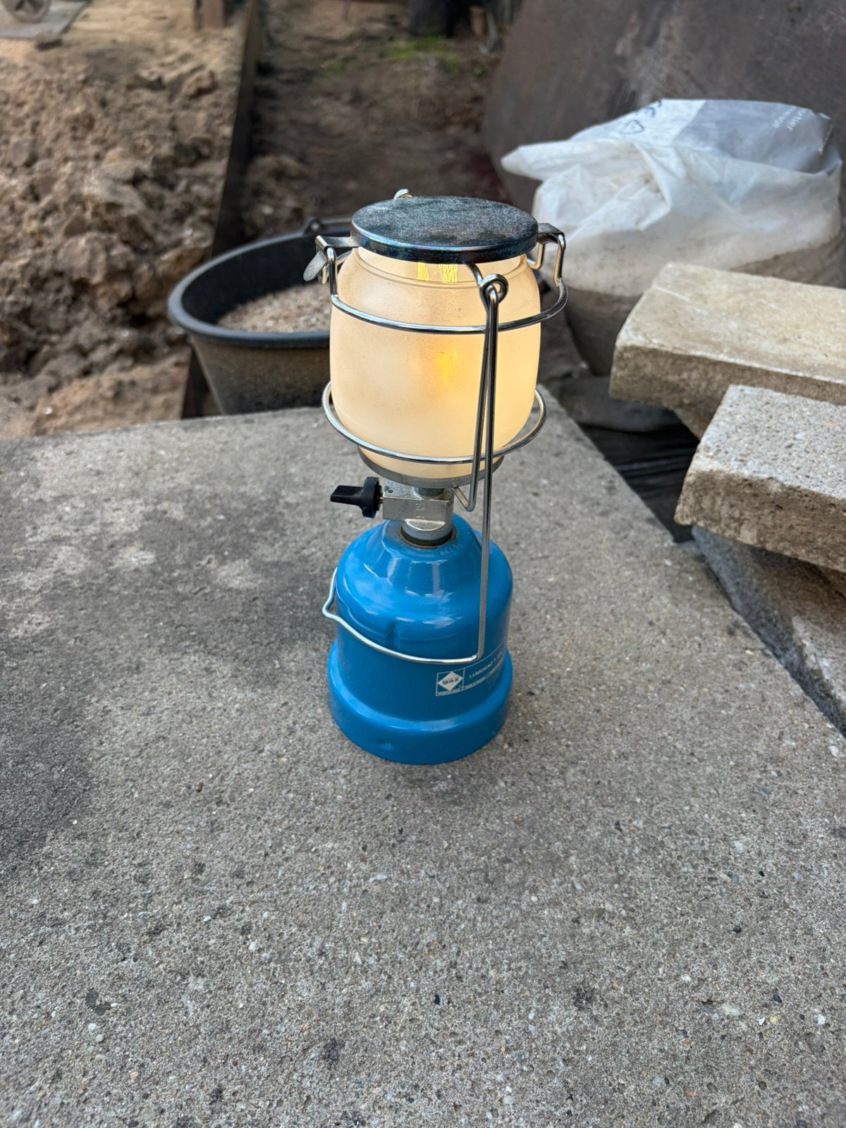 Campinggaz lamp lumogaz T 206, Ophalen of Verzenden, Gebruikt