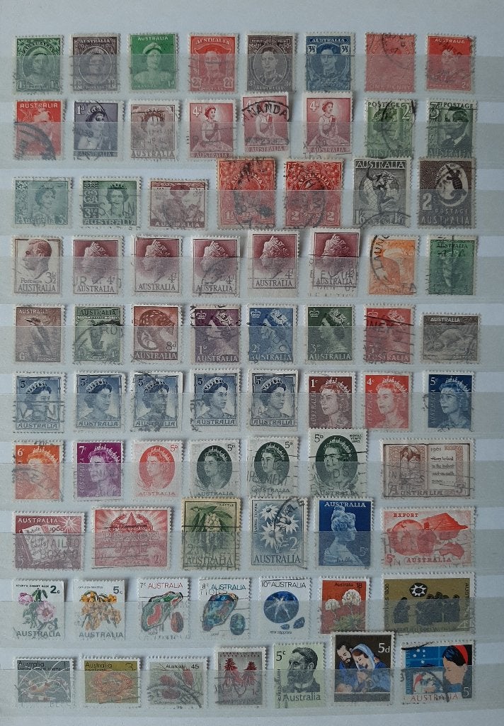 Verzameling Klassieke Postzegels Australië Nr. 4 Gestempeld, Ophalen, Gestempeld