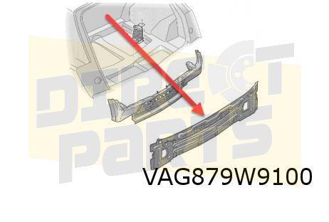 Audi Q7 (3/15 - 10/19) achtertussenpaneel Origineel! 4M08133, -, Verzenden, -, Nieuw