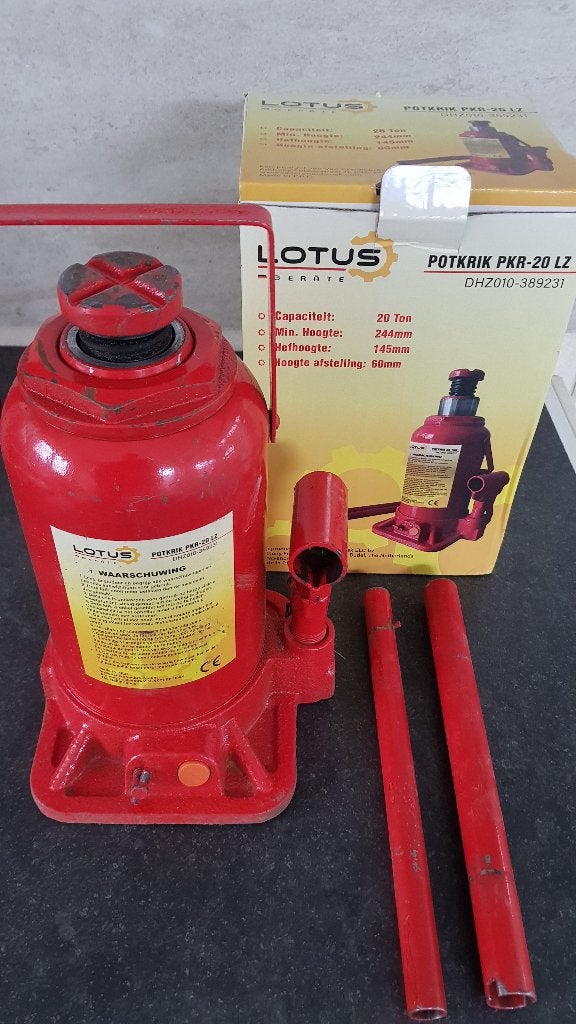 potkrik 20 ton, Ophalen, Zo goed als nieuw, Hydraulisch, Potkrik
