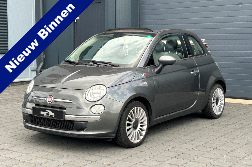 Fiat 500C 0.9 TwinAir Lounge NL-auto! 1e eig.! (bj 2012), Euro 5, 86 pk, Gebruikt, Leder en Stof