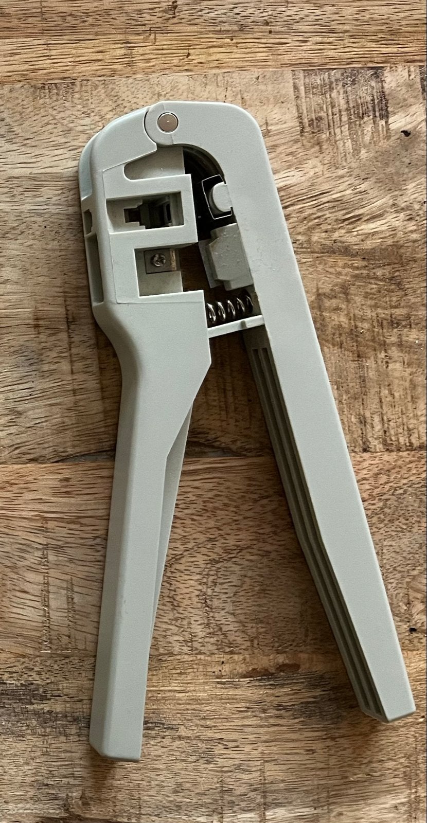 RJ11 Krimptang voor telefoonaansluitingen, Ophalen of Verzenden, Gebruikt, Tang