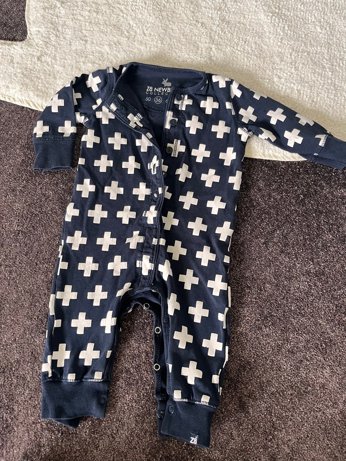 Z8 Newborn Boxpakje Maat 50/56 met Kruisjesprint, Verzenden, Gebruikt, Jongetje of Meisje