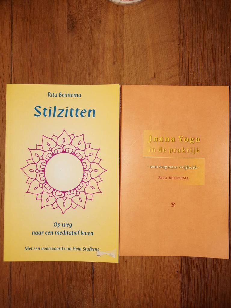 Rita Beintema-2 boeken: Jnana yoga in de praktijk+Stilzitten, Ophalen of Verzenden, Zo goed als nieuw, Overige onderwerpen, Overige typen