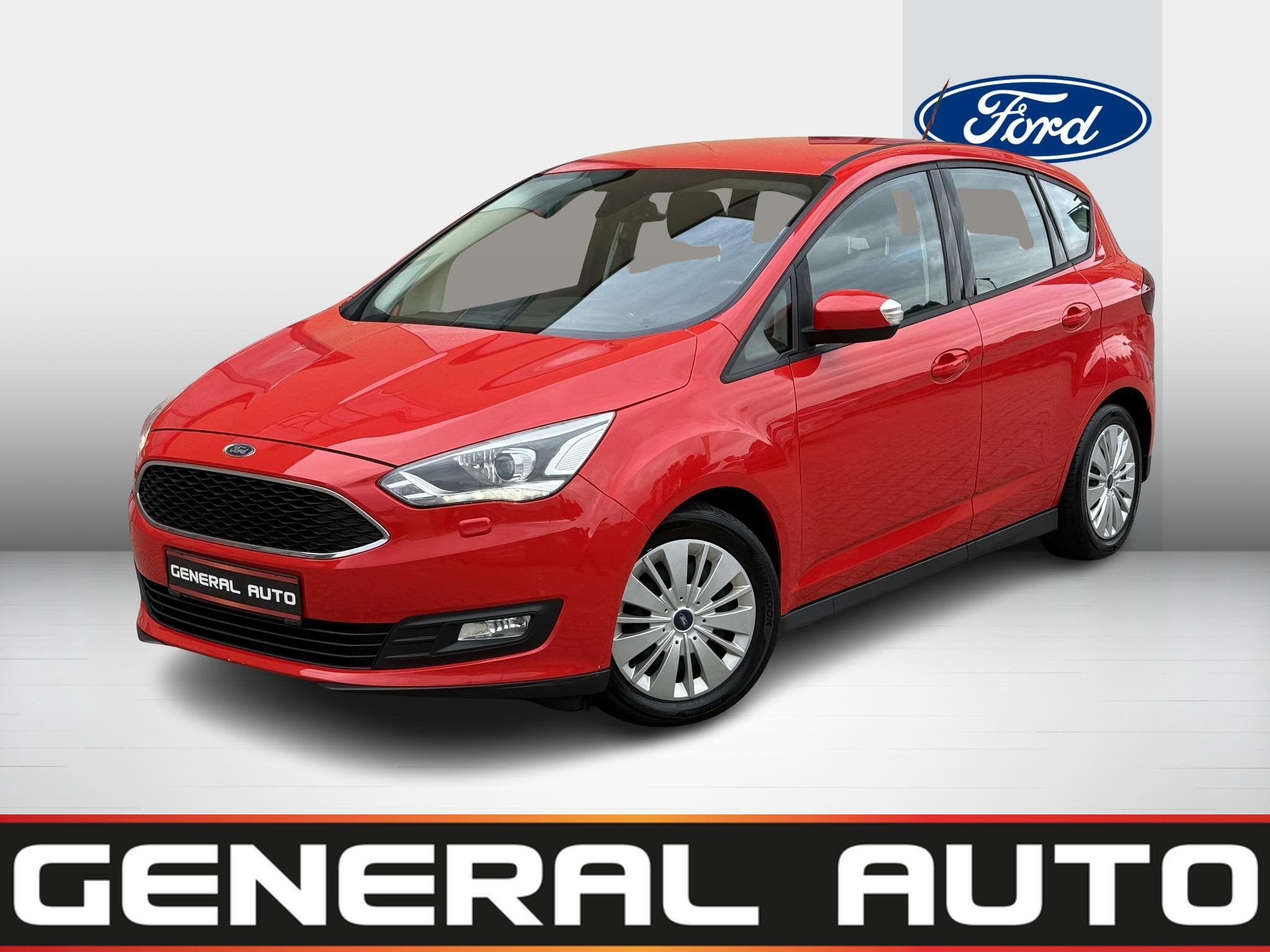 Ford C-Max 1.0 Titanium, Navi, Trekhaak, Nieuwe Distributier, Voorwielaandrijving, Gebruikt, Euro 6, Bedrijf