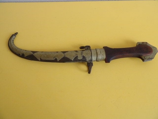 MAROKKAANSE KOUMMAYA DOLK MET SCHEDE, Verzamelen, Ophalen of Verzenden, Landmacht, Overige gebieden, Mes of Dolk