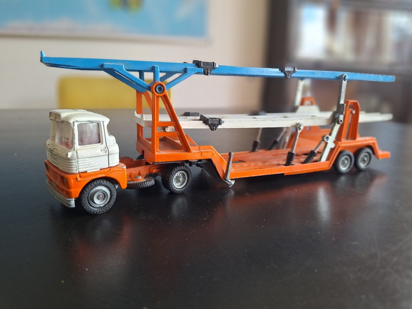 tot 10 augustus op vacantie - Corgi Toys 1146 Scammell Handy, Ophalen of Verzenden, Gebruikt, Auto's