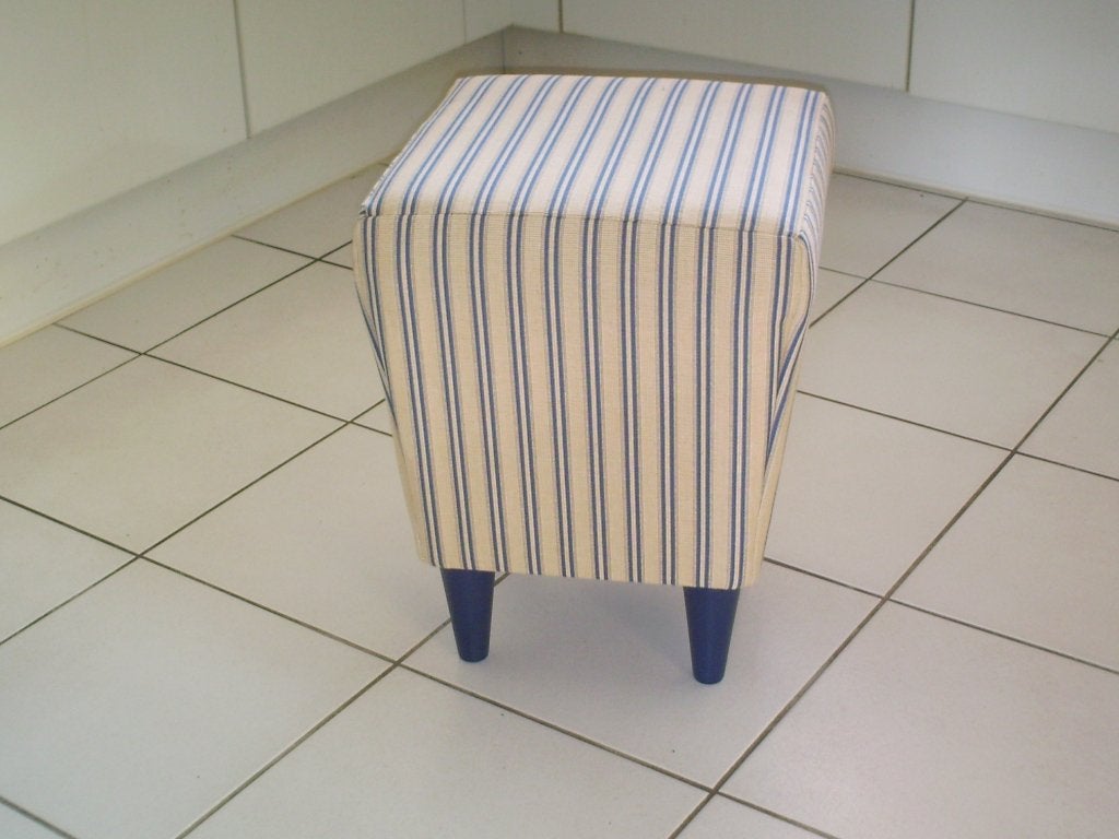 Krukje Quadro - stripes blauw - 707 blauw. NIEUW !!, Minder dan 50 cm, Vierkant, Nieuw, Minder dan 50 cm