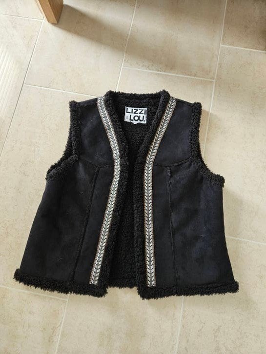 zwarte body warmer mt L € 7 50, Ophalen of Verzenden, Zo goed als nieuw, Maat 42/44 (L), Zwart