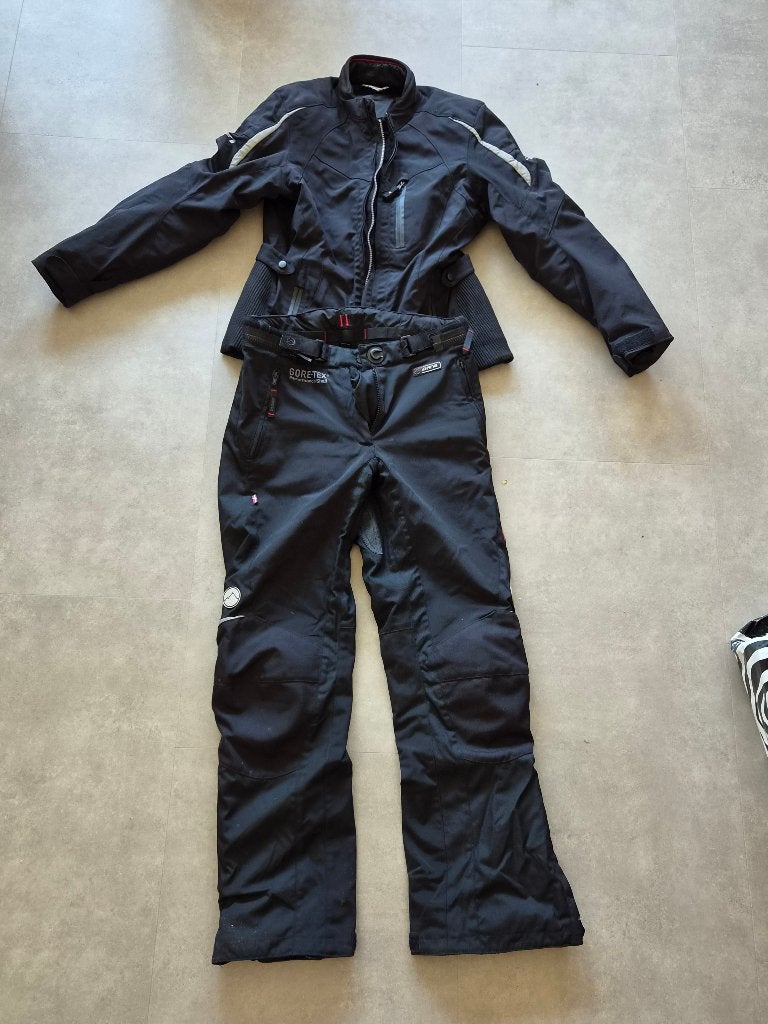 Zwart Dane GoreTex Motor rij Pak, Ophalen of Verzenden, Tweedehands, Combipak, Dane GoreTex