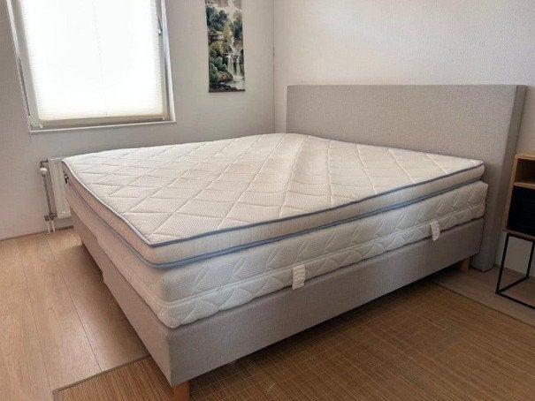 VANDAAG WEG - Swiss Sense boxspring, Huis en Inrichting, Ophalen, Tweepersoons, Zo goed als nieuw, Overige maten