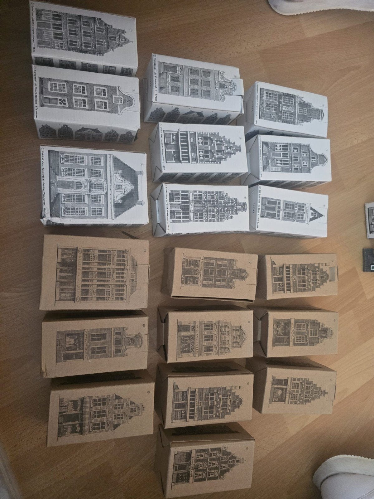 20 Blokker huisjes, Ophalen