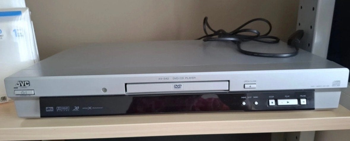 JVC XV-S42 DVD/CD Speler - Zilverkleurig, Audio, Tv en Foto, Ophalen of Verzenden, Gebruikt, Dvd-speler, JVC