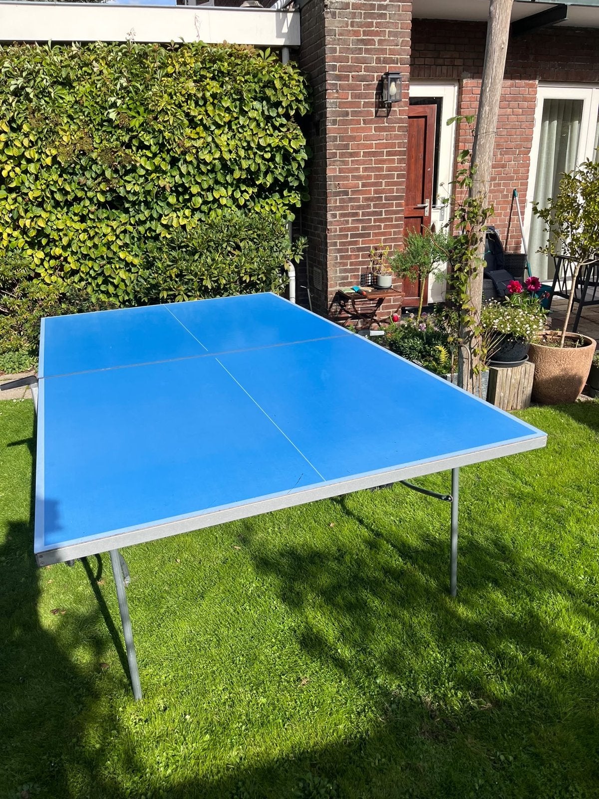 Tennistafel - Cornilleau Club Outdoor DSI Compact, Ophalen, Gebruikt, Tafel Outdoor, Inklapbaar