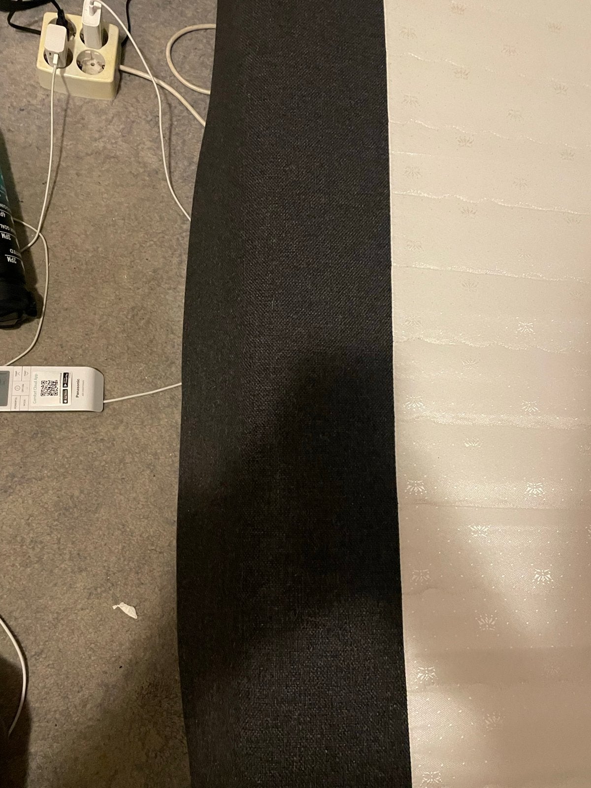Zwart tweepersoons boxspringbed  140x210, Ophalen, Gebruikt, Tweepersoons, 140 cm