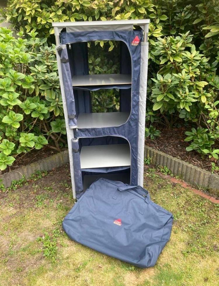 Camp Gear Camping Kast met Draagtas - 140x58x48cm, Ophalen of Verzenden, Gebruikt