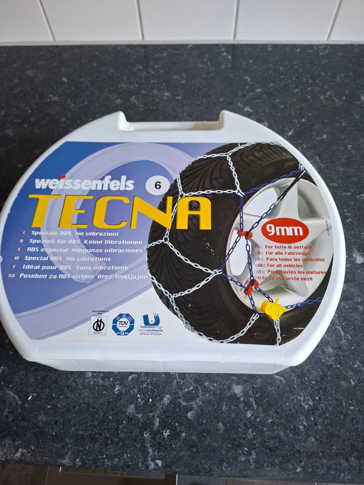 Weissenfels Tecna 9mm sneeuwkettingen (nieuw), Auto diversen, Ophalen of Verzenden, Nieuw