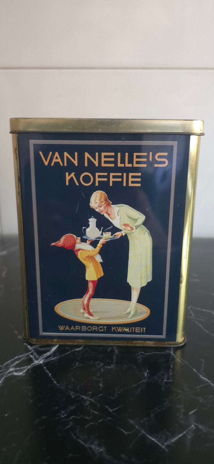 Vintage Van Nelle's Koffie blik - Waarborgt Kwaliteit, Ophalen of Verzenden