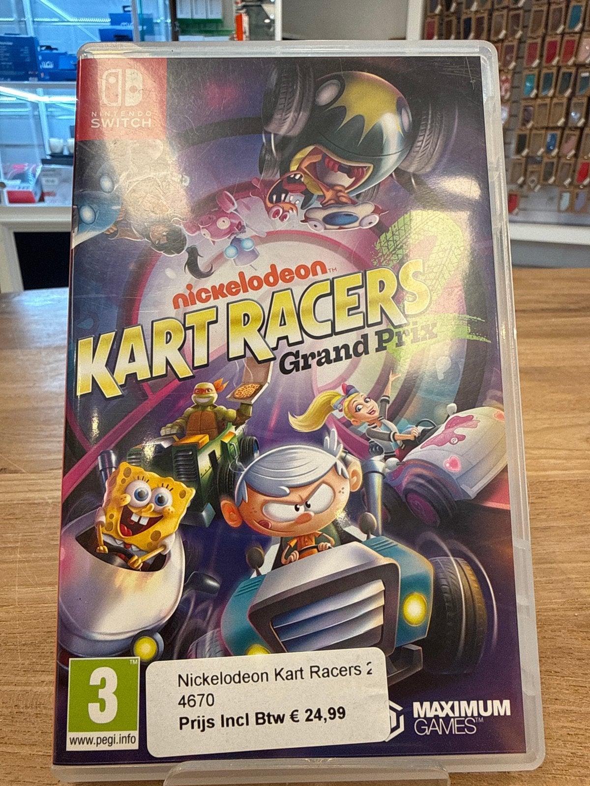 Nickelodeon Kart Racers Grand Prix Nintendo Switch, Gebruikt, Racen en Vliegen, 2 spelers, Eén computer