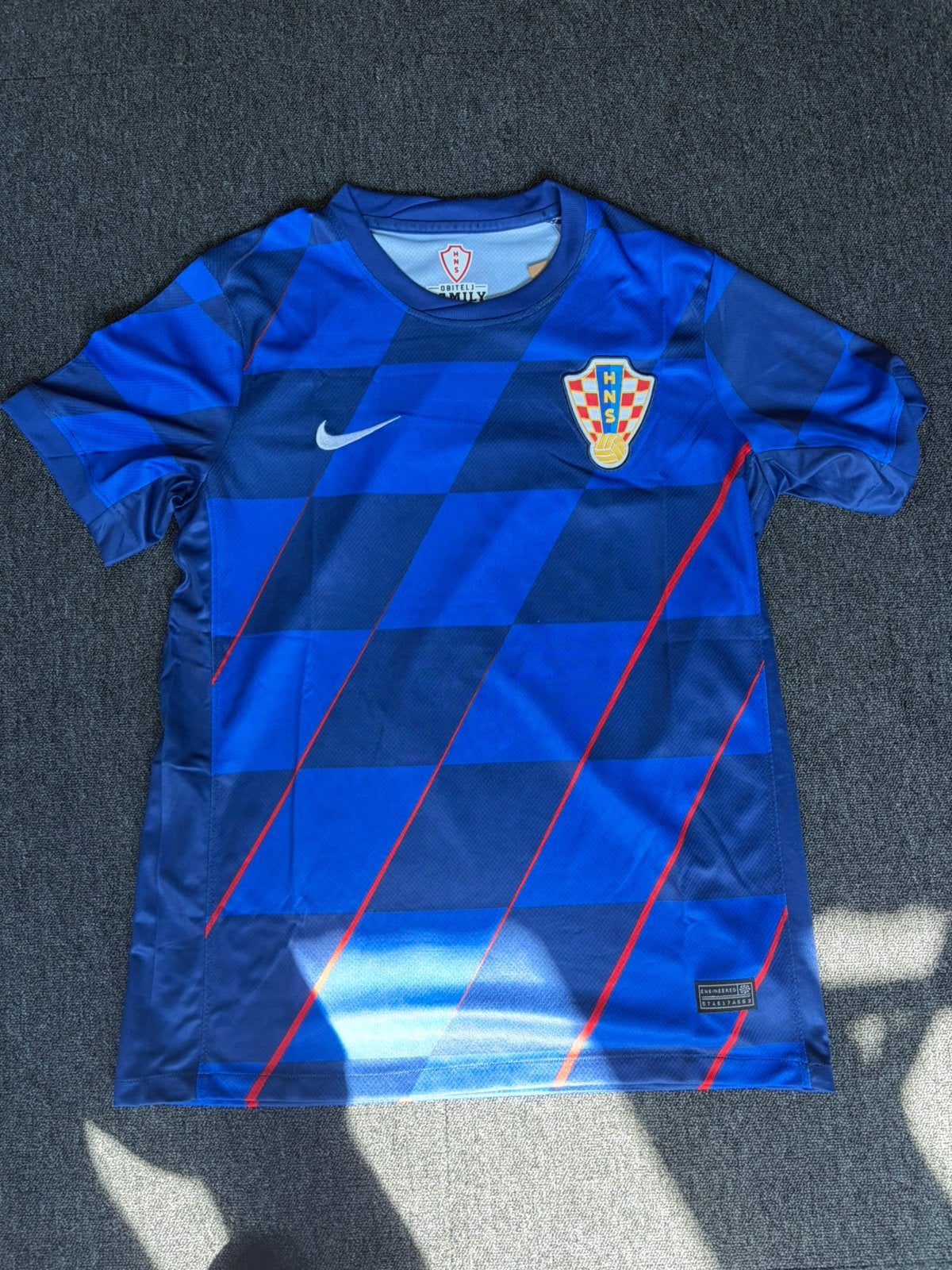Kroatie shirt, Maat L, Ophalen of Verzenden, Zo goed als nieuw, Shirt