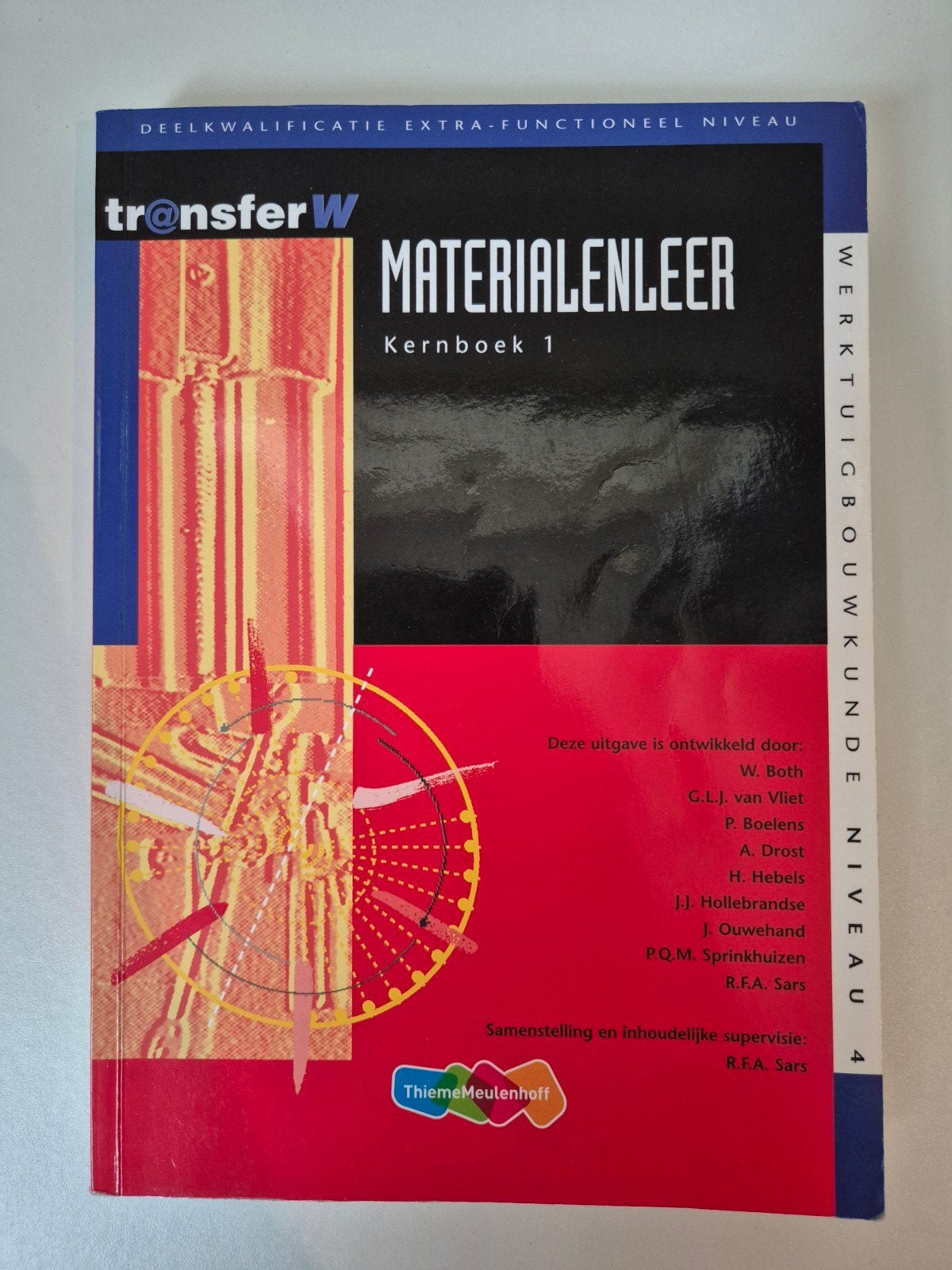 Tr@nsferW Materialenleer Kernboek 1, Boeken, Ophalen of Verzenden, Zo goed als nieuw, Overige niveaus, Nederlands