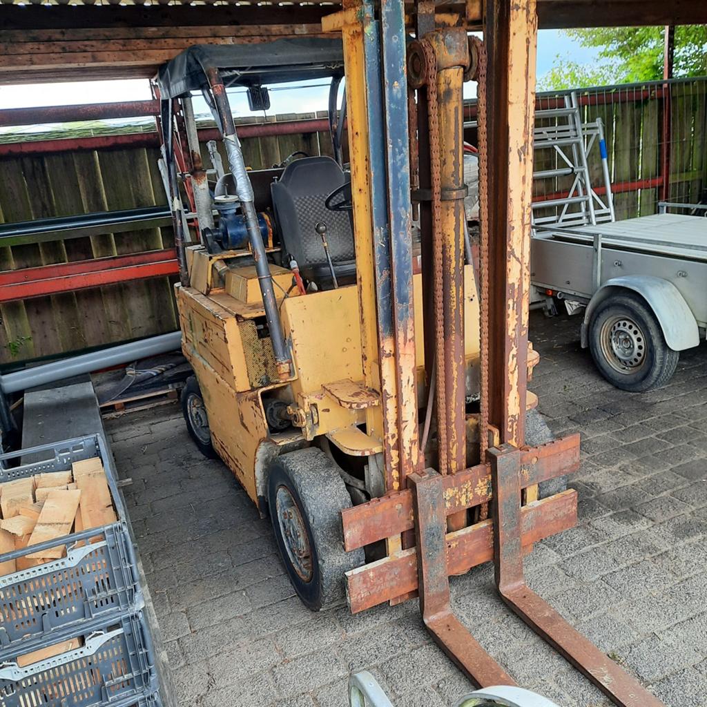 Heftruck Yale .gas, Ophalen, Gebruikt