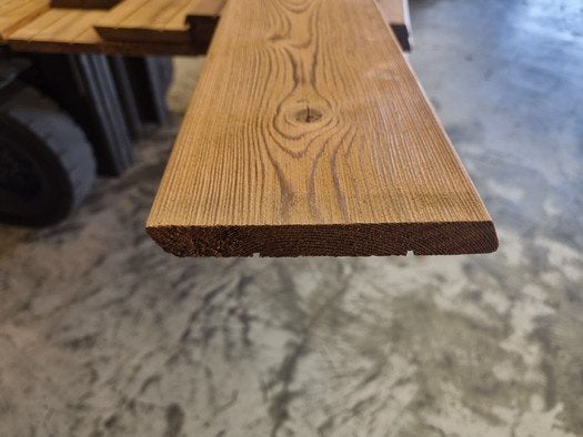 Thermowood planken Rhombus profiel 1.8x14.0 cm - nr: tp206, Ophalen, Nieuw, 180 tot 250 cm, Planken
