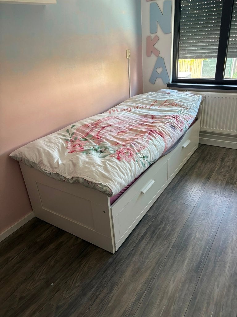Subcategorie: Bedden en Matrassen | Bedbanken, Ophalen, Gebruikt, 90 cm, Eenpersoons