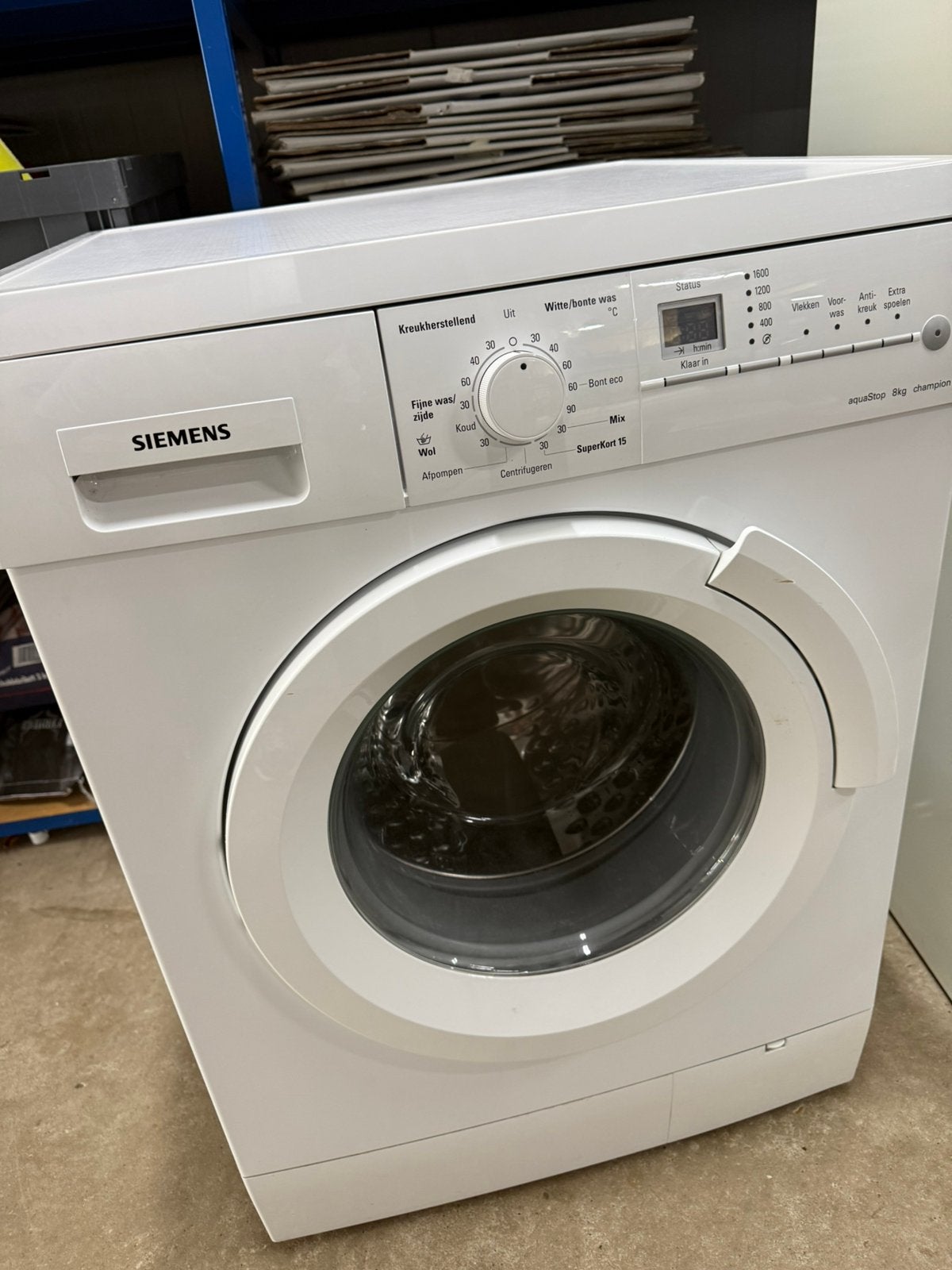 Siemens wasmachine 8KG, Witgoed en Apparatuur, 1200 tot 1600 toeren, 8 tot 10 kg, Ophalen of Verzenden, Zo goed als nieuw