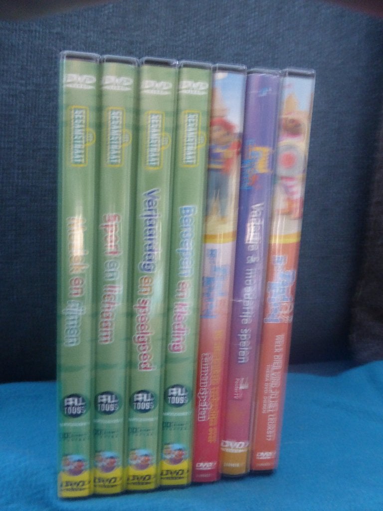 T.K. 7 Kinder-Dvd's., Alle leeftijden, Tv-serie, Zo goed als nieuw, Educatief