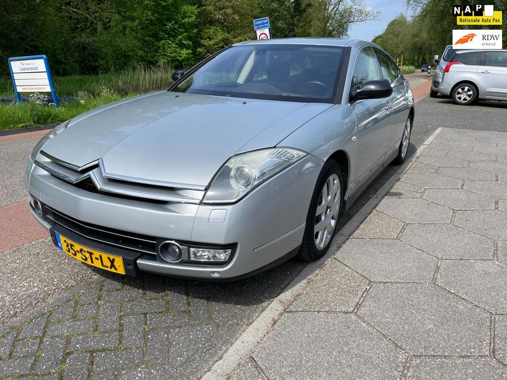 Citroen C6 3.0 V6 Exclusive (nieuwe DISTRIBUTIE)!, Auto's, Citroën, Gebruikt, Zwart, C6, 2946 cc