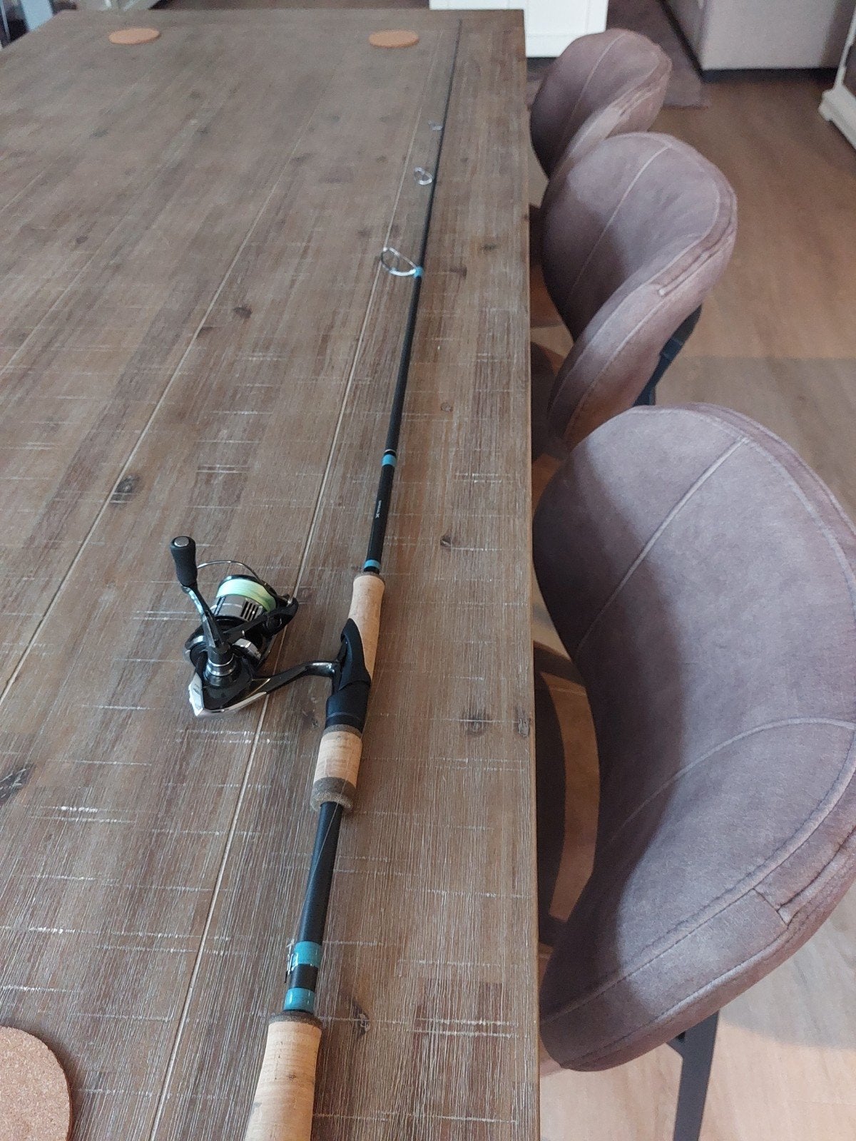 tka zgan Loomis NRX 802S-JWR  met shimano vanquish C2000S, Watersport en Boten, Ophalen of Verzenden, Zo goed als nieuw, Molen