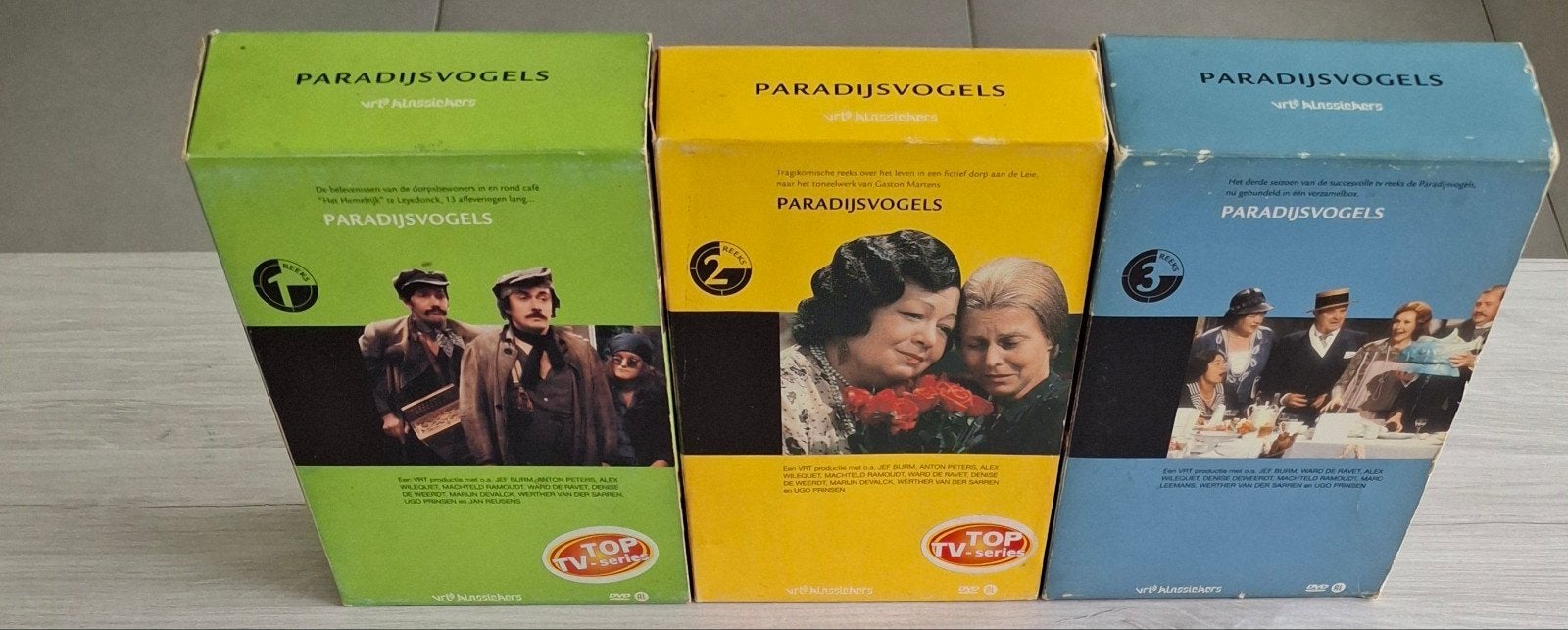 complete vlaamse serie klassiekers de paradijsvogels, Cd's en Dvd's, Dvd's | Tv en Series, Alle leeftijden, Ophalen of Verzenden