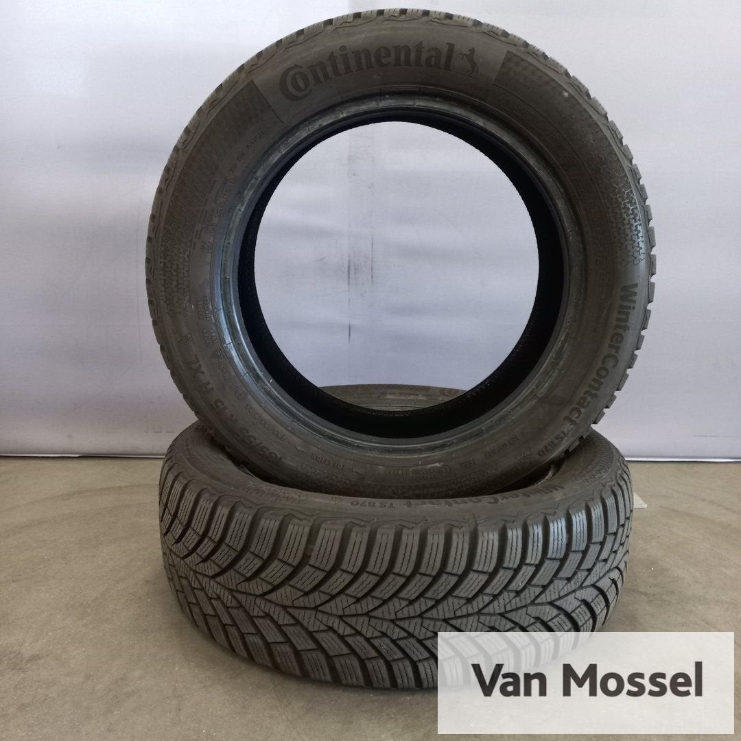 Continental Wintercontact TS870 185/55/R15 86H, Auto-onderdelen, Banden en Velgen, Gebruikt, 15 inch, -, -