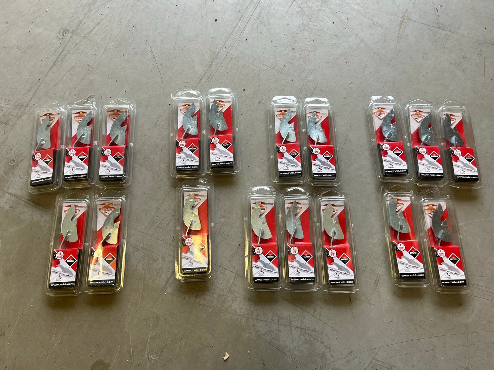 18x Rubi Rubiscraper 250 voegenmes, Doe-het-zelf en Verbouw, Gereedschap | Handgereedschap, Rubi, ., Ophalen of Verzenden, Snijgereedschap