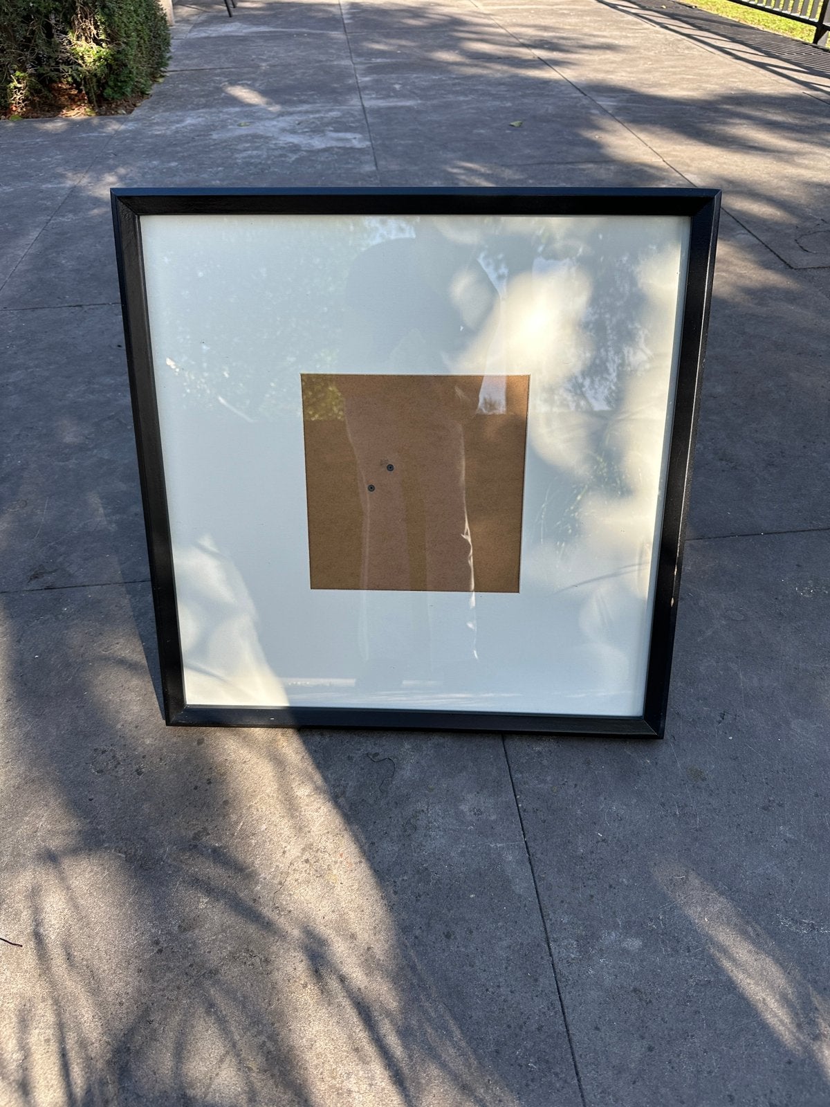 Grote lijst met passe-partout 60x60 cm, Ophalen, Zo goed als nieuw